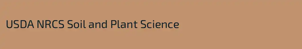 USDA NRCS Soil and Plant Science